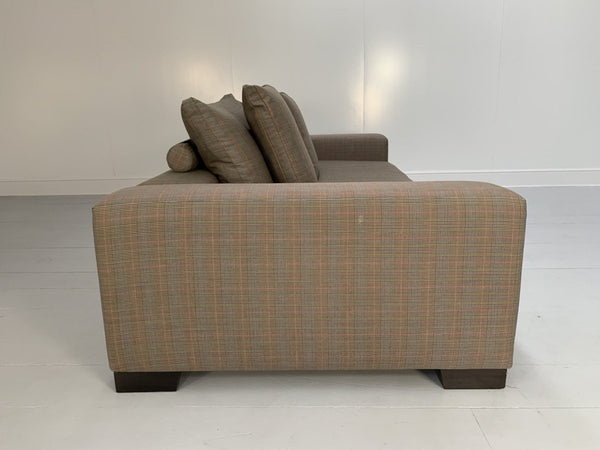 George Smith Square 4 - Seat Sofa - In Ralph Lauren Glen Plaid Check @ REHAUS