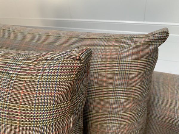 George Smith Square 4 - Seat Sofa - In Ralph Lauren Glen Plaid Check @ REHAUS