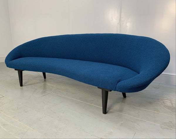 George Smith Tom Dixon Sofa - Bean - 4 - Seat Sofa in Mid - Blue Bute Tiree Woollen Boucle @ REHAUS