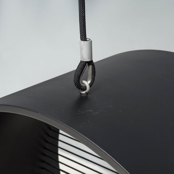 Hanne Kortegaard Black Oak Anello Hanging Chair - REHAUS - Hanne Kortegaard