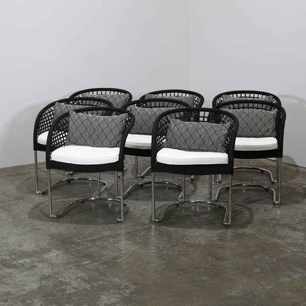 Indian Ocean Marina Curve Chairs, Set of Eight @ REHAUS