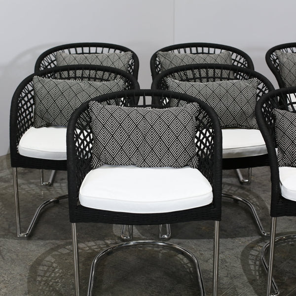 Indian Ocean Marina Curve Chairs, Set of Eight @ REHAUS