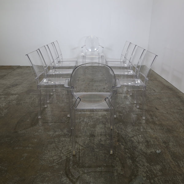 Kartell La Marie Chairs by Philippe Starck, Set of Eight @ REHAUS