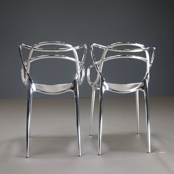 Kartell Masters Chairs in Metal Chrome Finish - REHAUS - Kartell