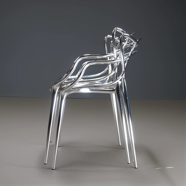 Kartell Masters Chairs in Metal Chrome Finish - REHAUS - Kartell