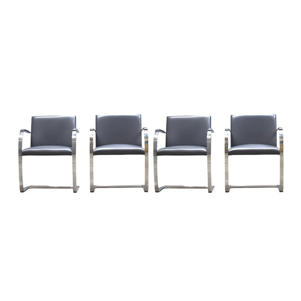 Knoll Dining Chair by Ludwig Mies van der Rohe, Set of Four @ REHAUS