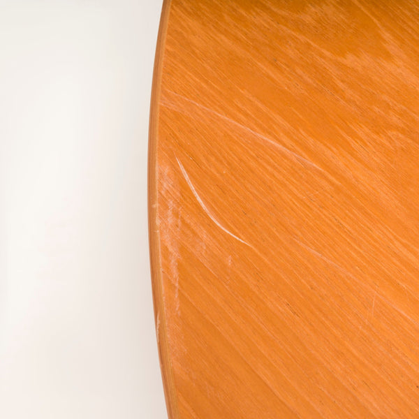 Knoll Oak Wooden Oval Pedestal Dining Table by Eero Saarinen @ REHAUS