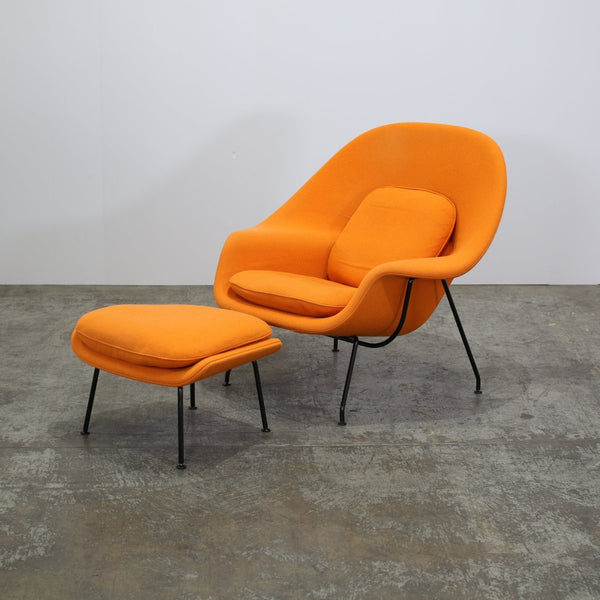 Knoll Orange Womb Chair by Eero Saarinen @ REHAUS