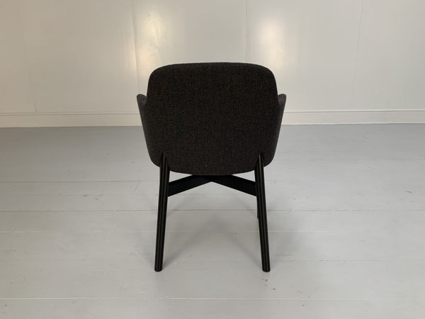 Knoll Studio Krusin 016 Armchairs - In Dark Boucle Wool, Set of Twelve @ REHAUS