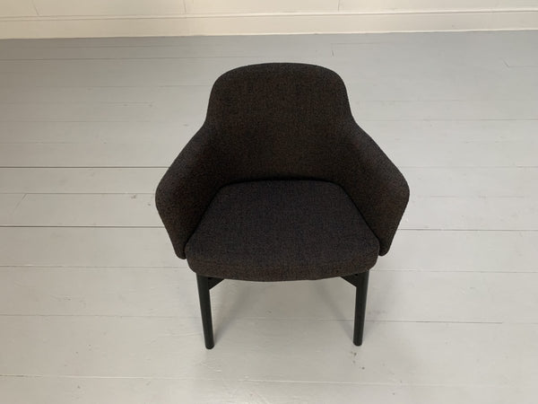 Knoll Studio Krusin 016 Armchairs - In Dark Boucle Wool, Set of Twelve @ REHAUS