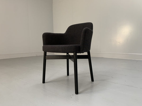 Knoll Studio Krusin 016 Armchairs - In Dark Boucle Wool, Set of Twelve @ REHAUS