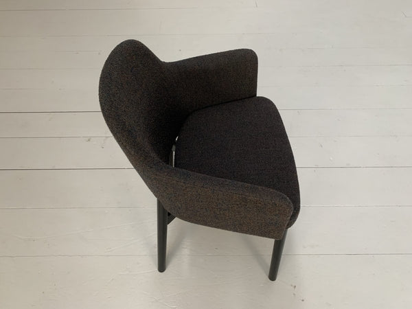 Knoll Studio Krusin 016 Armchairs - In Dark Boucle Wool, Set of Twelve @ REHAUS