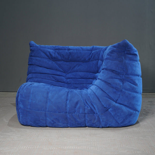 Ligne Roset Alcantara Blue Togo Corner Sofa by Michel Ducaroy @ REHAUS