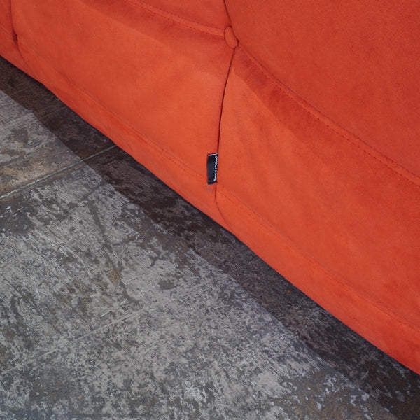 Ligne Roset by Michel Ducaroy Orange Togo Three Seater Sofa @ REHAUS