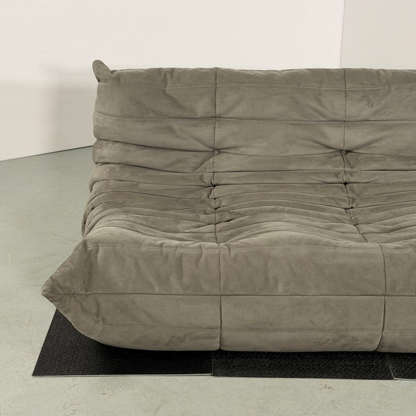 Ligne Roset by Michel Ducaroy Togo Grey Modular Sofa, Set of Three @ REHAUS