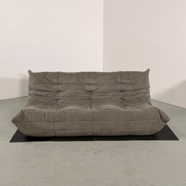 Ligne Roset by Michel Ducaroy Togo Grey Modular Sofa, Set of Three @ REHAUS