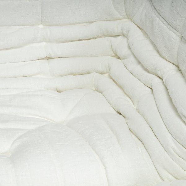 Ligne Roset by Michel Ducaroy Togo White Bouclé Modular Sofa, Set of Five @ REHAUS