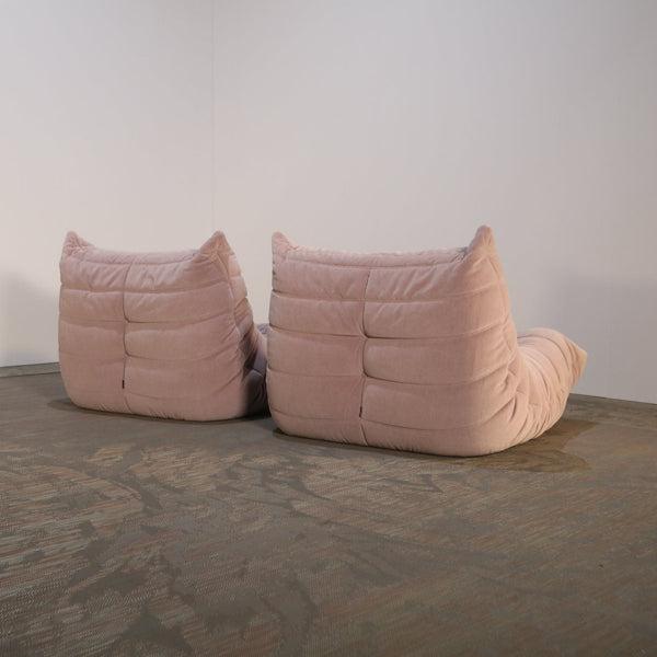 Ligne Roset Light Pink Togo Armchair by Michel Ducaroy @ REHAUS