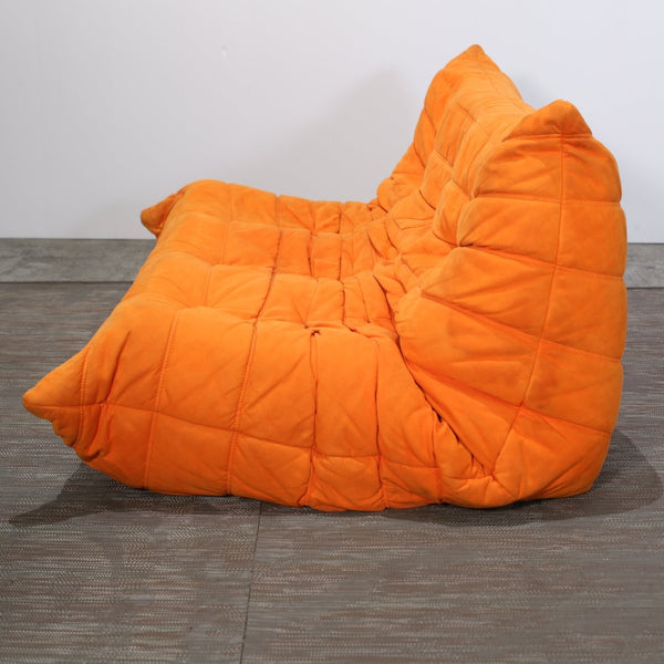 Ligne Roset Orange Three Seater Togo by Michel Ducaroy @ REHAUS
