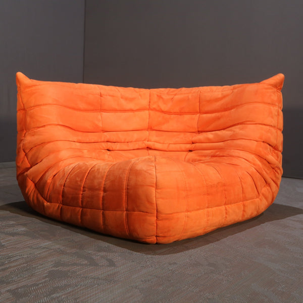 Ligne Roset Orange Togo Corner Armchair by Michel Ducaroy @ REHAUS