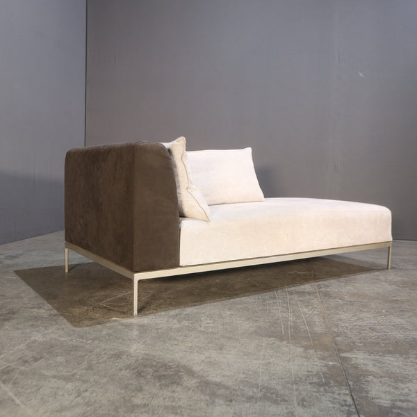 Ligne Roset Sofa Reupholstered in Alcantara Fabric @ REHAUS