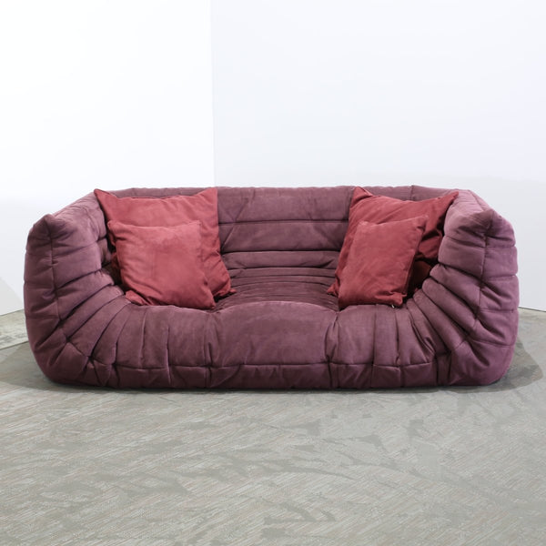Ligne Roset Togo Medium Sofa and Ottoman by Michel Ducaroy, Set of Two @ REHAUS