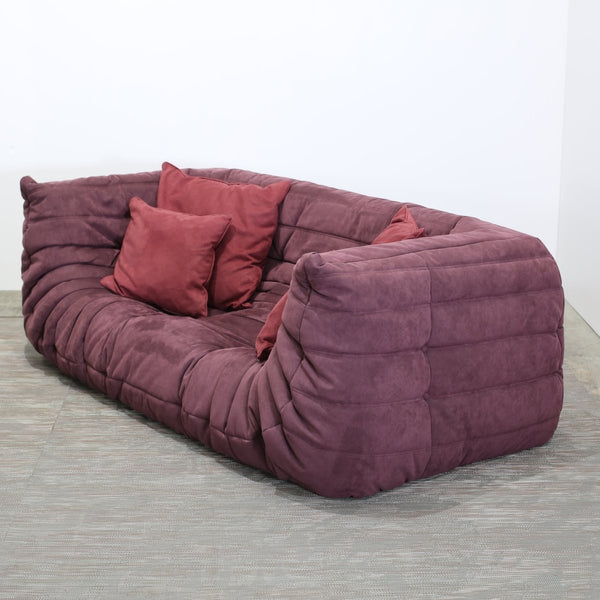 Ligne Roset Togo Medium Sofa and Ottoman by Michel Ducaroy, Set of Two @ REHAUS