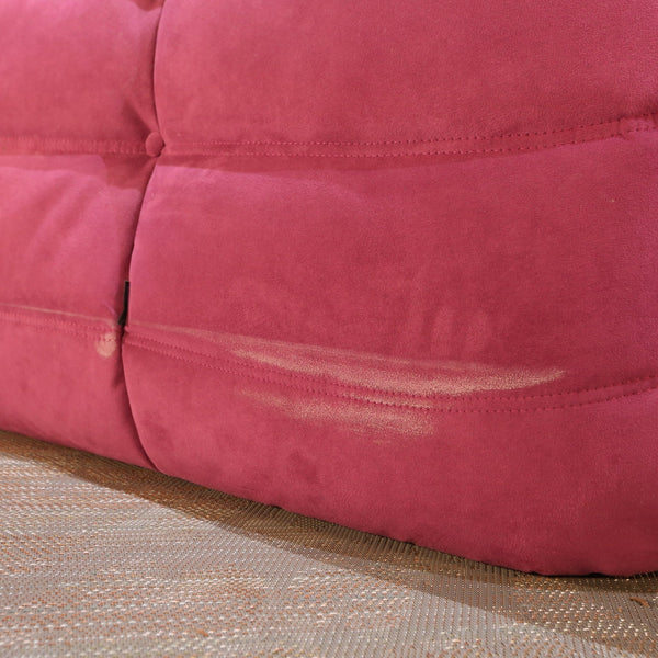 Ligne Roset Two Seater Pink Togo Sofa by Michel Ducaroy @ REHAUS