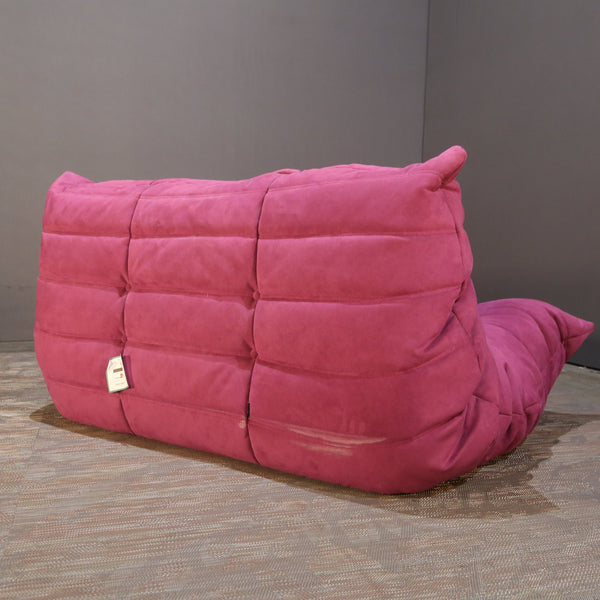 Ligne Roset Two Seater Pink Togo Sofa by Michel Ducaroy @ REHAUS