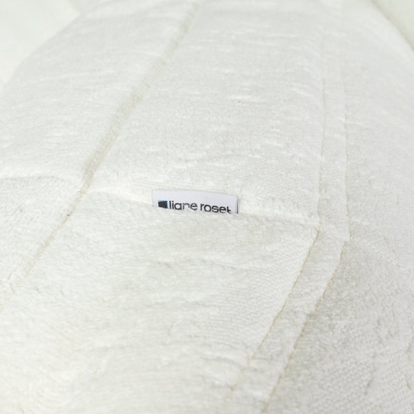 Ligne Roset White Bouclé Togo Three Seater by Michel Ducaroy @ REHAUS