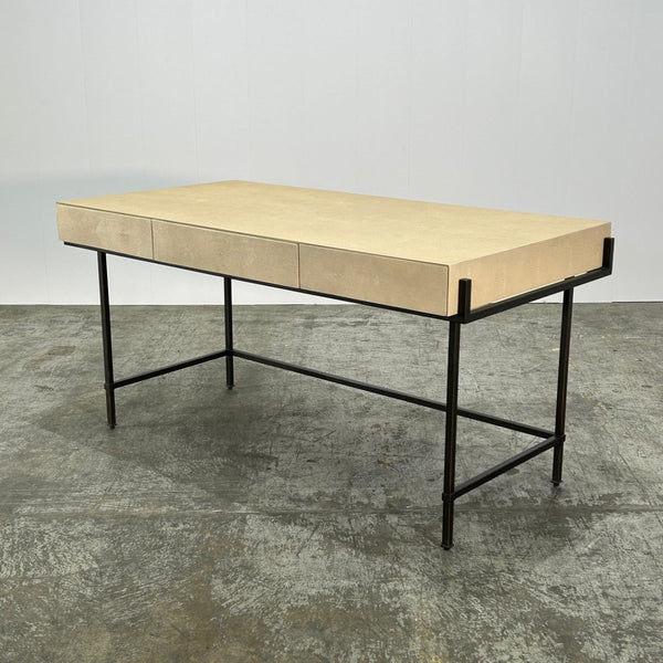 Lillian August Simone Faux Shagreen Leather Desk @ REHAUS