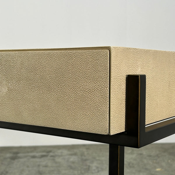 Lillian August Simone Faux Shagreen Leather Desk @ REHAUS