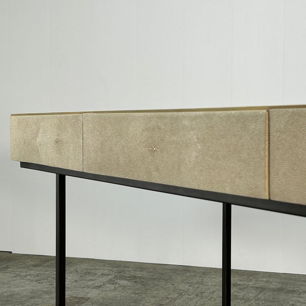 Lillian August Simone Faux Shagreen Leather Desk @ REHAUS