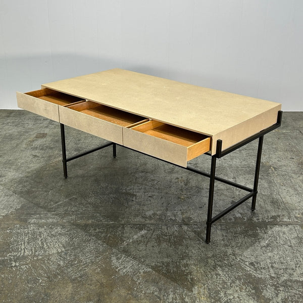 Lillian August Simone Faux Shagreen Leather Desk @ REHAUS