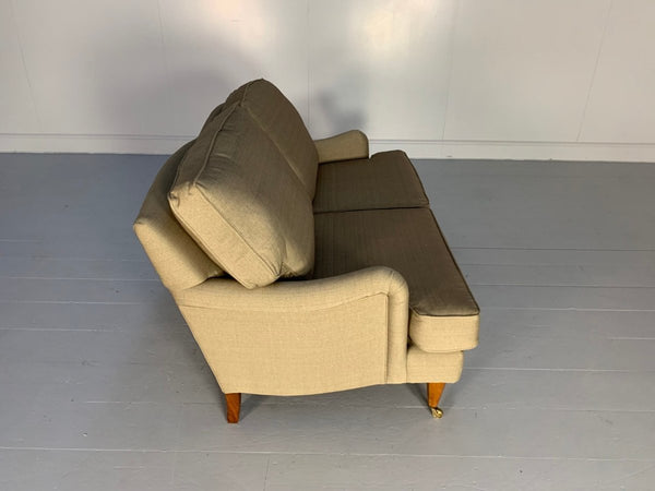 Linley 2.5 - Seat Howard - Design Sofa - In Woven Gold Fabric @ REHAUS