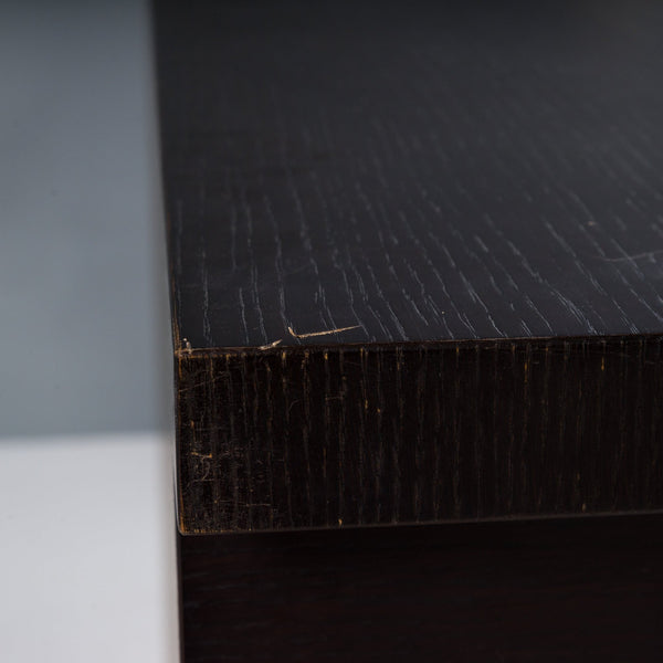 Maxalto B&B Italia Mida Dark Oak and Red Cabinet - REHAUS - Max Alto