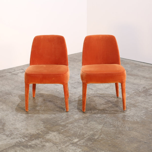 Maxalto Orange Febo Dining Chair by Antonio Citterio, Set of Two @ REHAUS