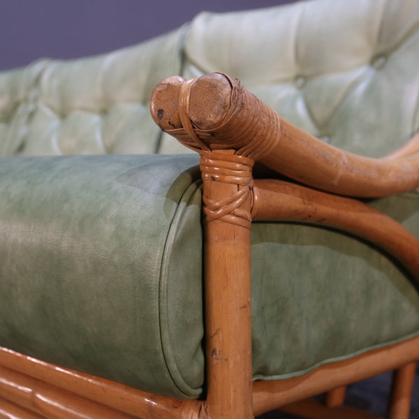 Mid Century Bamboo Sofa by Angraves of Leicester @ REHAUS