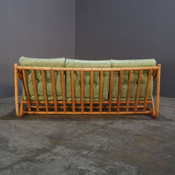 Mid Century Bamboo Sofa by Angraves of Leicester @ REHAUS