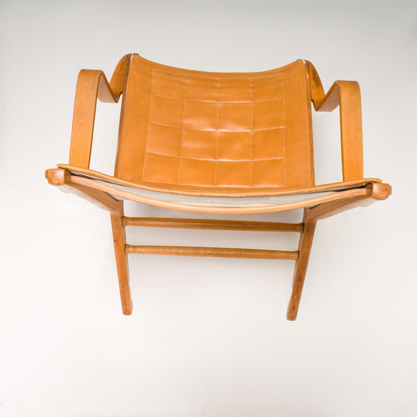 Mid Century Hvidt & Mølgaard - Nielsen for Fritz Hansen AX 6060 Leather Armchairs, Set of 2 - REHAUS - Peter Hvidt & Orla Mølgaard - Nielsen