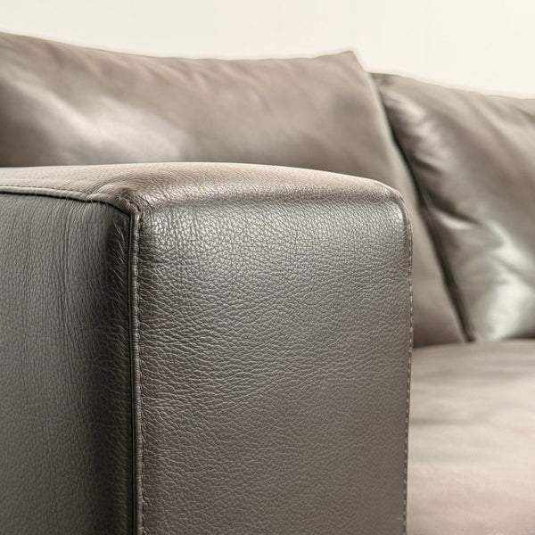 Minotti Andersen Leather Three Seater Sofa by Rodolfo Dordoni @ REHAUS