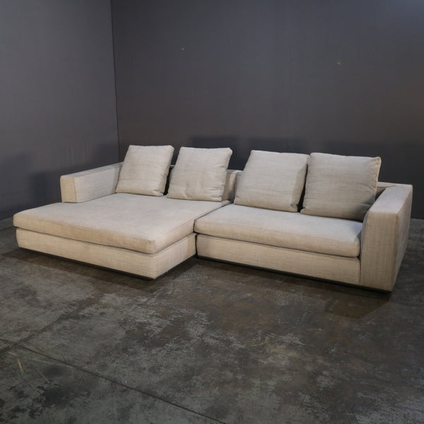 Minotti Hamilton Sofa with Chaise by Rodolfo Dordoni @ REHAUS