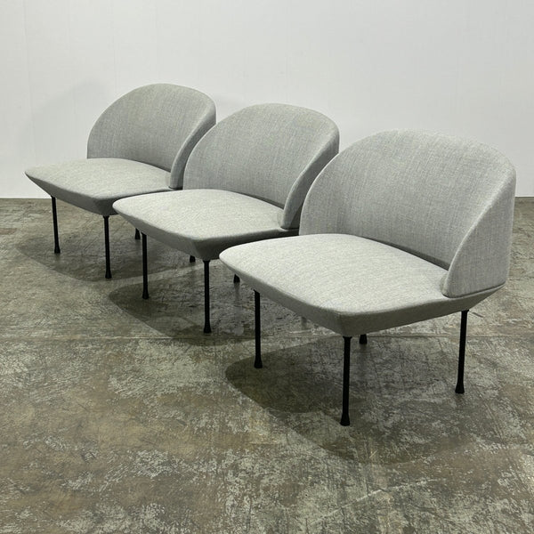 Muuto Grey Oslo Lounge Chair by Anderssen & Voll, Set of Three @ REHAUS