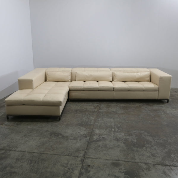 Nick Leather Sectional Sofa by Cierre @ REHAUS