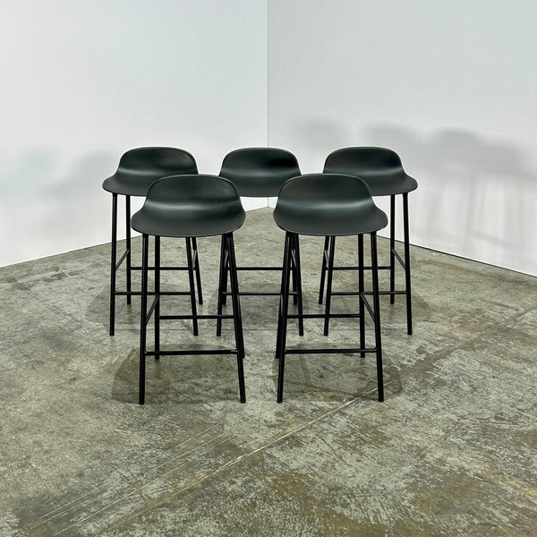 Normann Copenhagen Form Barstools by Simon Legald, Set of Five @ REHAUS