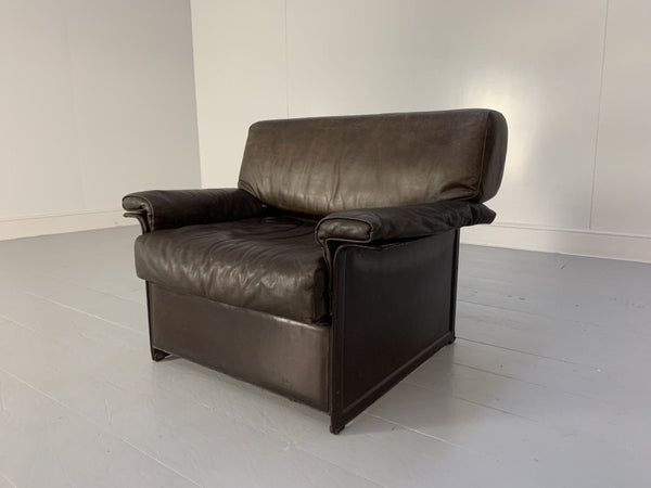 Pair of Matteo Grassi TM Armchairs - In Vintage Brown Leather @ REHAUS