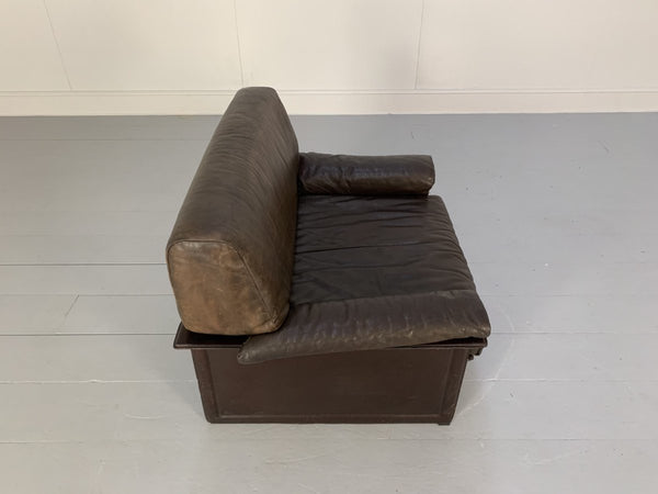 Pair of Matteo Grassi TM Armchairs - In Vintage Brown Leather @ REHAUS