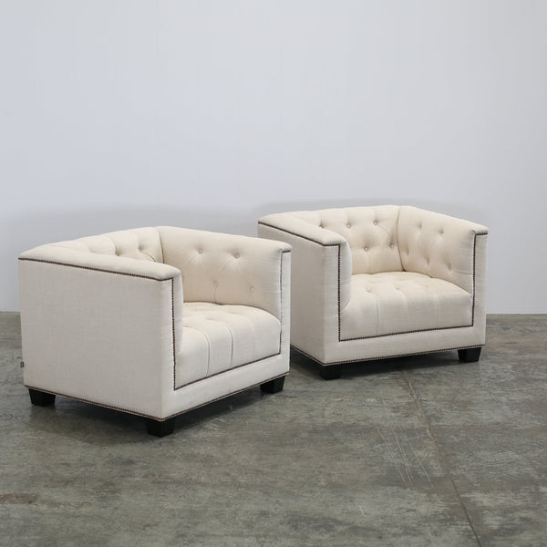 Paolo Panama Natural Armchairs by Eichholtz, Set of Two @ REHAUS