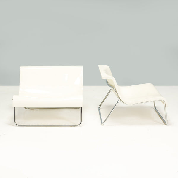 Piero Lissoni for Kartell White Form Armchairs, Set of 2 - REHAUS - Piero Lissoni