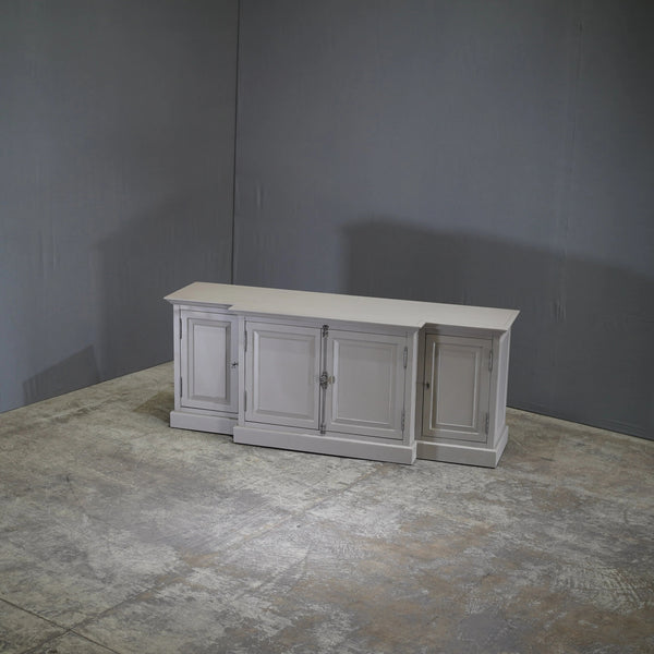 Restoration Hardware French Panel Grey Media Sideboard by Luay Al - Rawi - REHAUS - Restoration Hardware